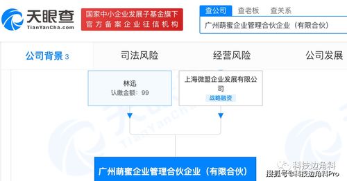 微盟發起成立廣州萌蜜企業管理合伙企業，深化企業管理咨詢服務新布局