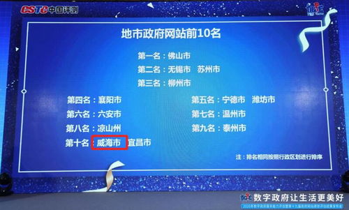 排名第十！威海市政府門戶網站全國評估獲佳績，數字內容制作服務成亮點